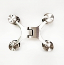 Stainless Steel Glass to Glass Spider Hinges